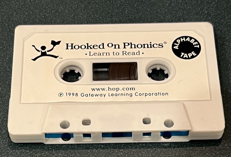 Hooked on Phonics Replacement Cassette Tape Alphabet 1998 One Tape Home School