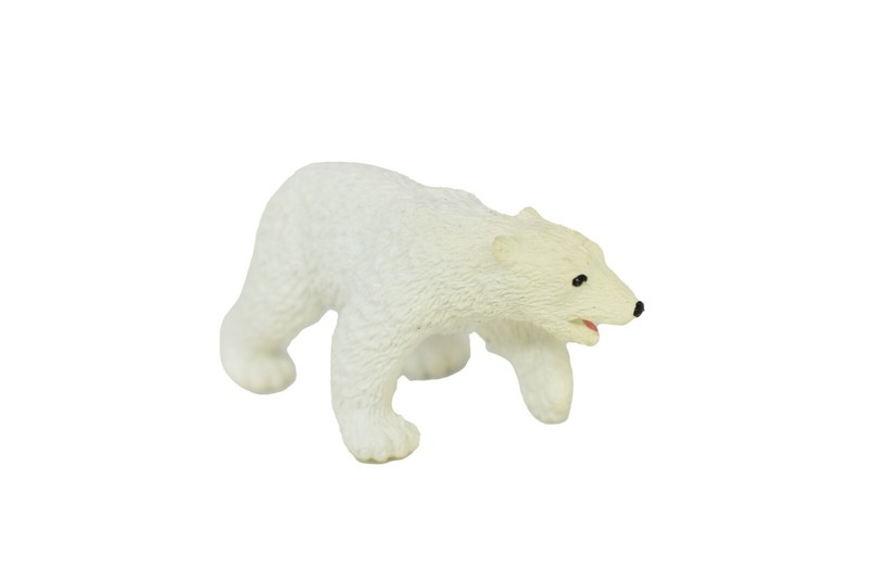 Polar Bear Small Very Nice Plastic Replica 2 1/4 inches long - F3499 B67 gallery