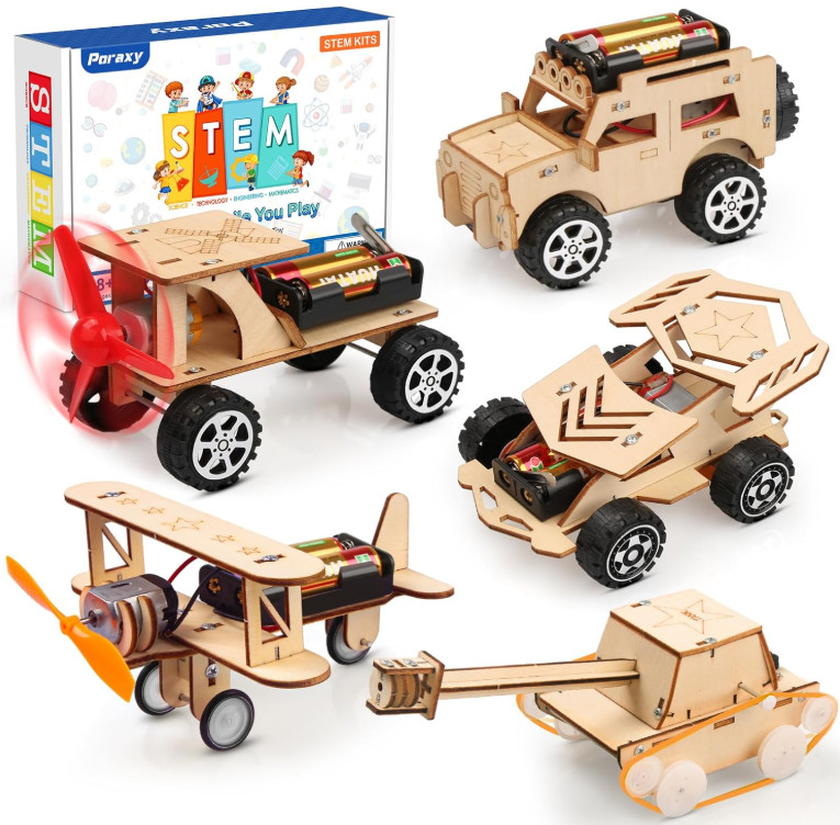 5-in-1 STEM Building Kit for Kids Ages 8�13