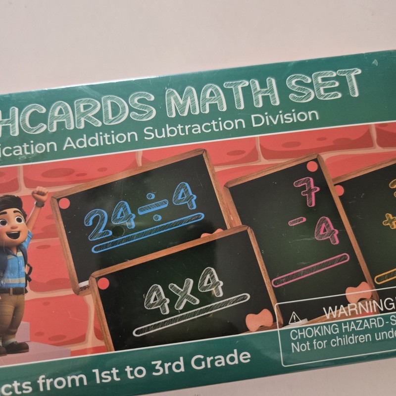 QUOKKA Math Flash Cards Kids 1st-3rd Grade Addition Subtraction Multiplication gallery
