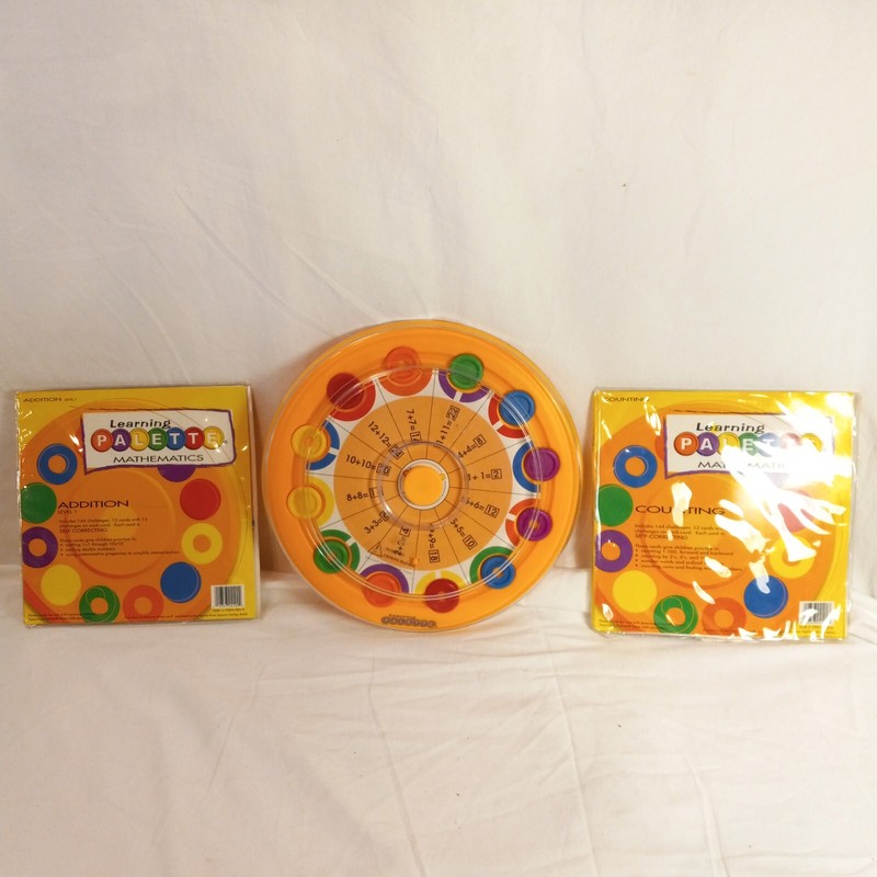 Learning Wrap-Ups Palette Base With Counting And Addition Cards Homeschool Math