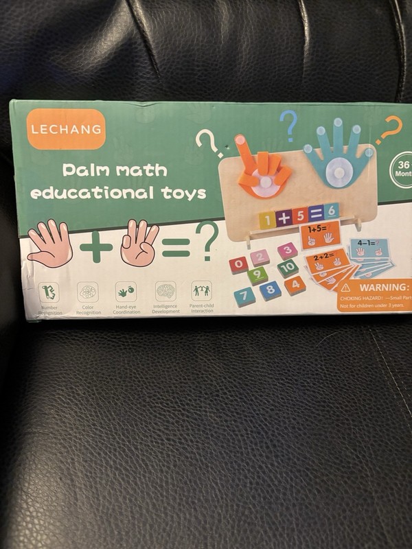 LECHANG Wooden Counting Hand Math Educational Toy Set 36 pcs LC-8305