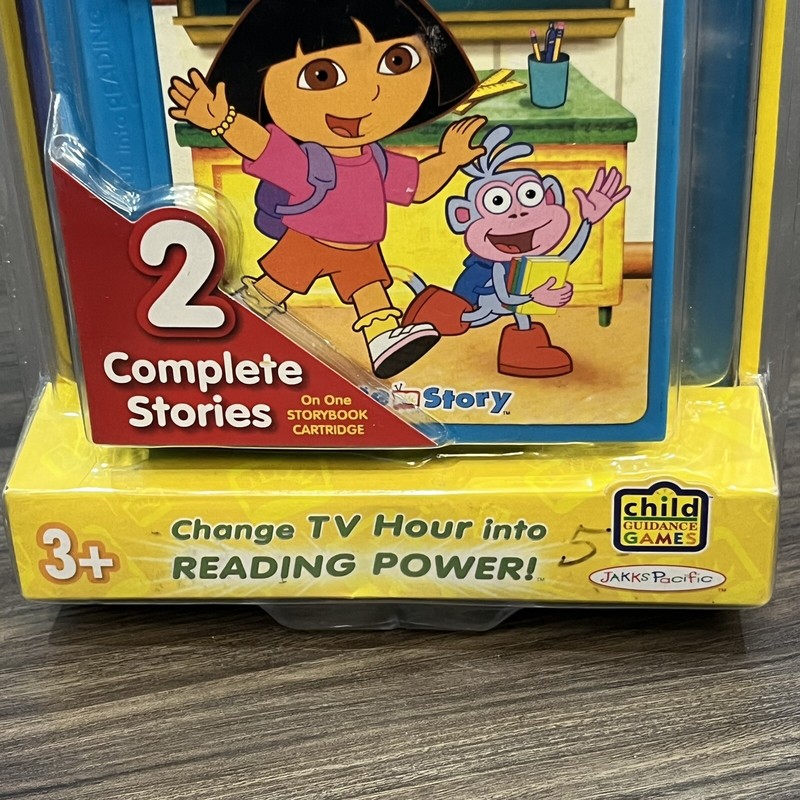 2006 Jakks Pacific TeleStory Nick Jr Dora The Explorer Cartridge Sealed gallery