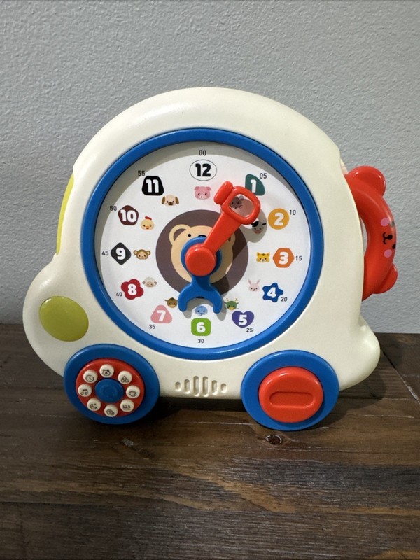 Learning Clock for Kids Telling Time Easily Teaching Clock Music/sounds/lights