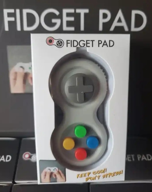8-Function Fidget Controller Pad/Stress Reducer/Relief Game Controller/Focus Toy