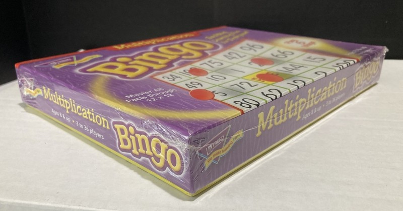 Multiplication Bingo Ages 8 & Up 3-36 Players Trend Classroom Educational Game gallery