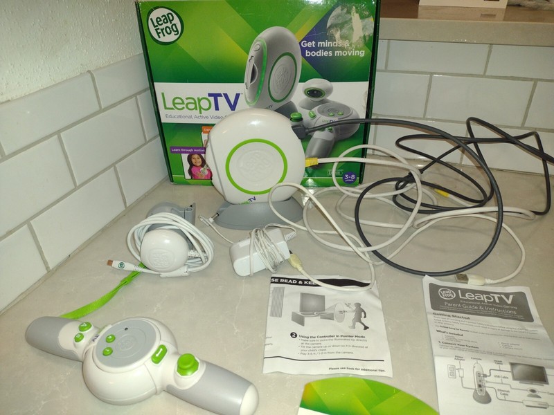 Leap TV Educational, Active Video Game w/ Console, Motion Sensing Camera, Plus
