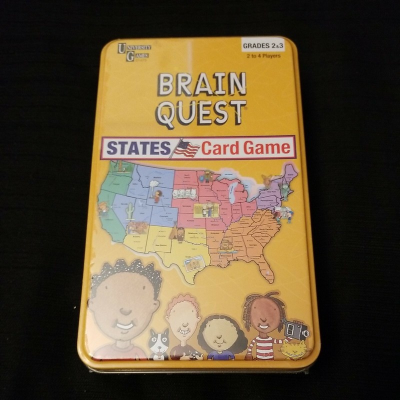 NEW University Games “Brain Quest” States Trivia Card Game learning educational