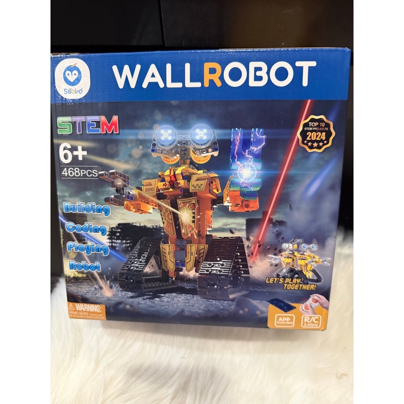 Sillbird Stem Building Robot Kit B880 Wallrobot Robotics Set Montessori Learning gallery