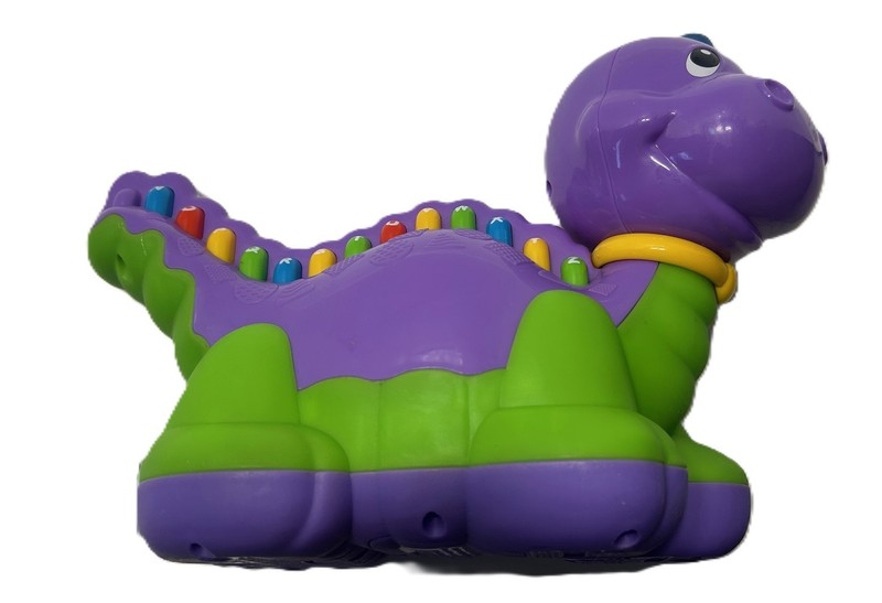 Leap Frog Learning Path Purple Dinosaur Lettersaurus ABC Musical Kids Toy Tested gallery