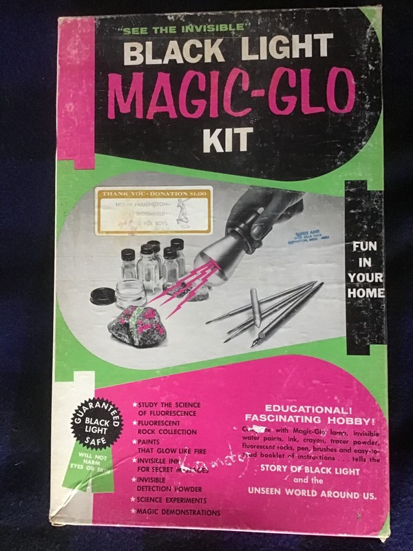 Vintage Black Light Magic-Glo Kit