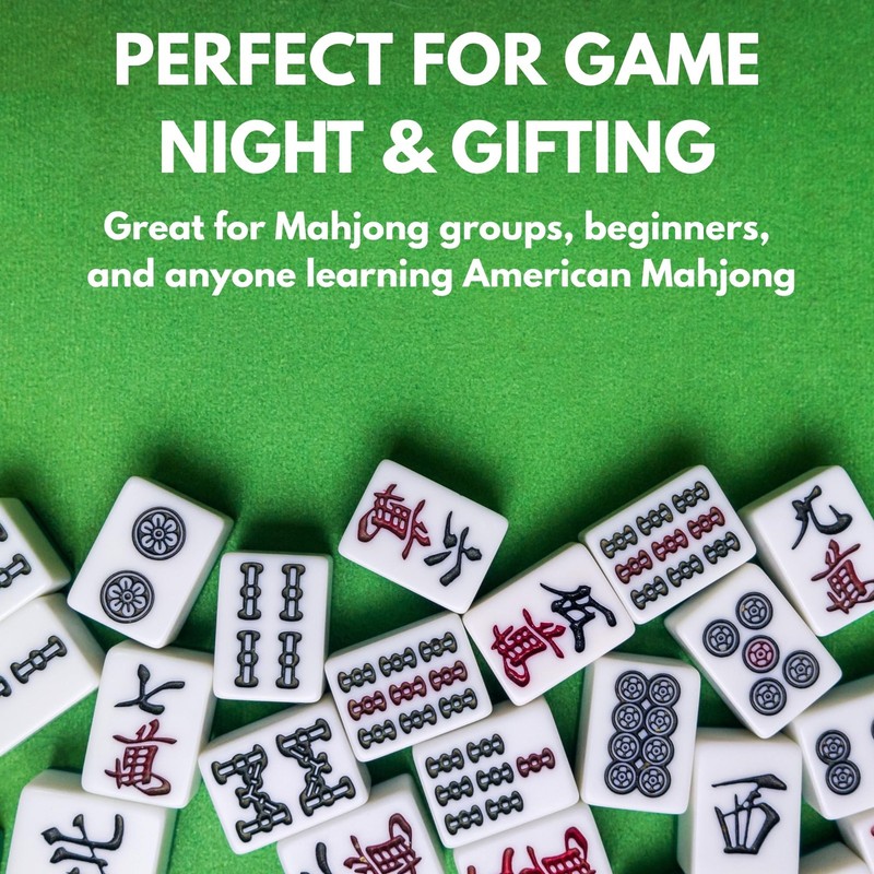 bqw 2026 Mah Jongg Learning Cards, Visual Reference Guide, 72 Hands, Mah Jong... gallery