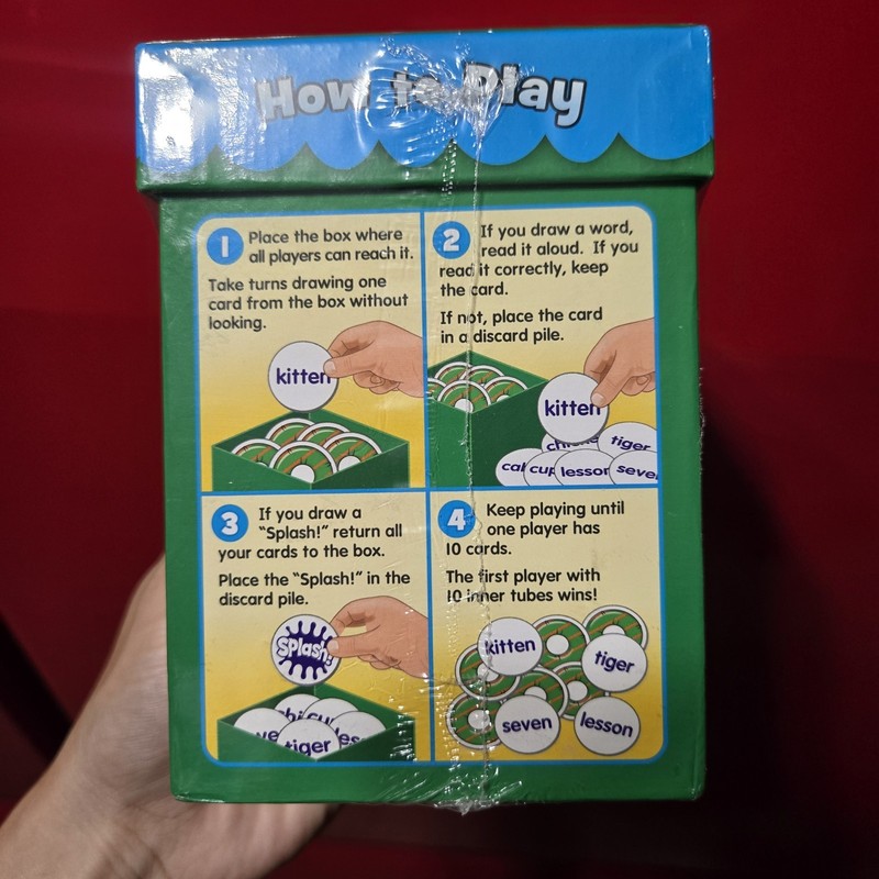 Lakeshore Splash Reading Readiness Game Two-Syllable Home School Grades K-2 NEW gallery