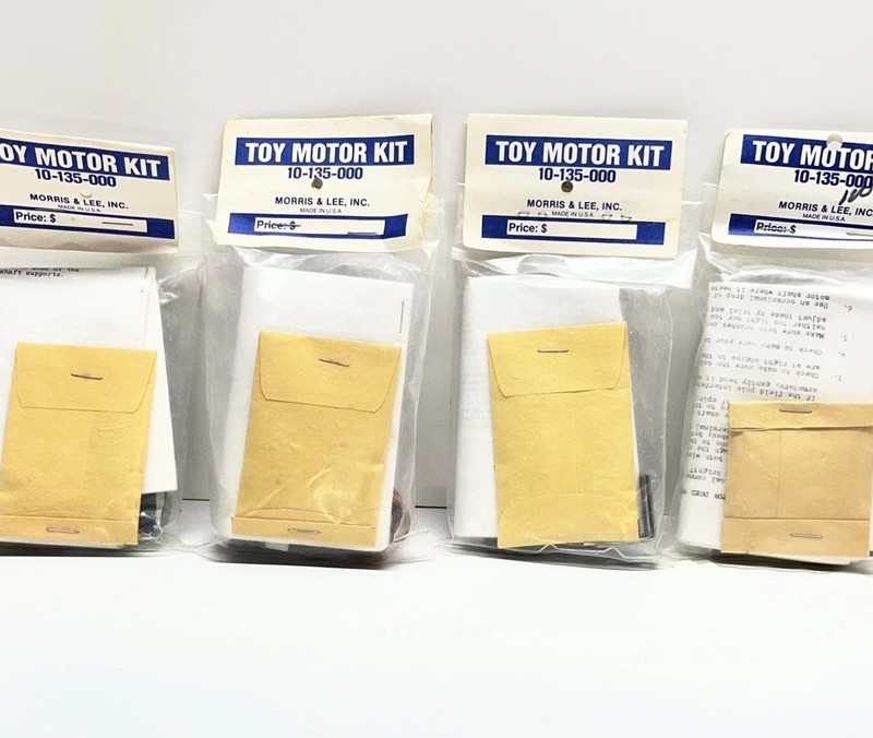Lot Of 4 Morris And Lee Electric Motor Construction Kits Model Hobby Train Car