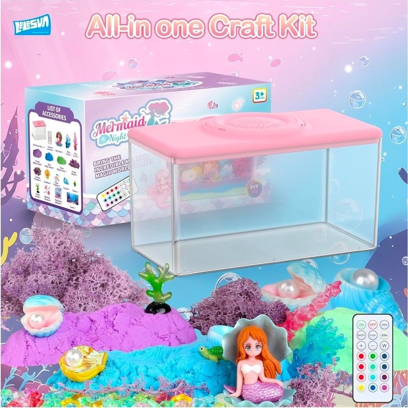 NIB Kids Mermaid Terrarium Stem Science Educational Kit gallery