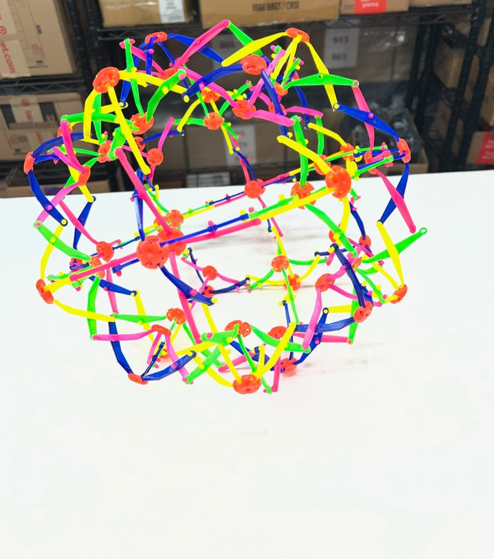 Hoberma Transformer mini Expanding Sphere Neon Colors Set of 4 New without Box gallery