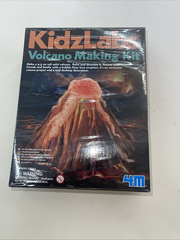 Volcano Making Kit by Kidz Labs Fun Science Products 4M NEW Factory SEALED