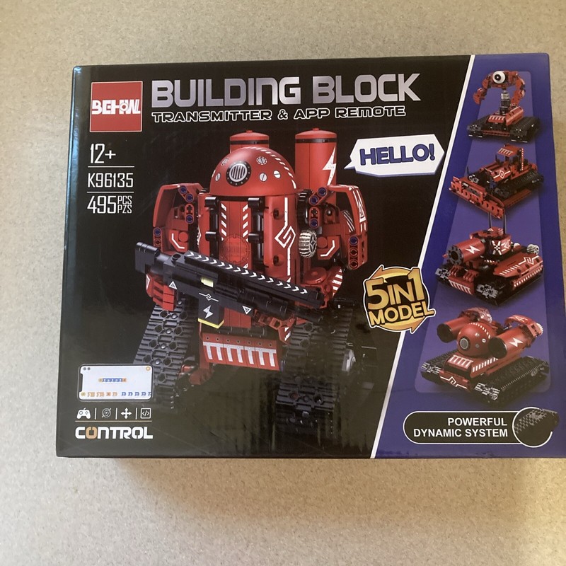 STEM Robot K96135 youth Ages 12+ 5-In-1 Remote Control and APP remote New