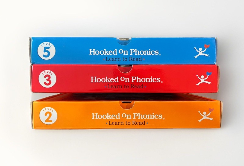INCOMPLETE!! READ!! HOOKED ON PHONICS LEARN TO READ LEVEL 2 3 & 5 BOOK CD TAPE
