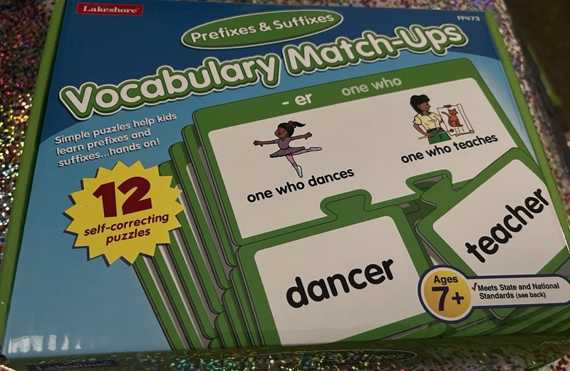 Prefixes & Suffixes Vocabulary Match-Ups