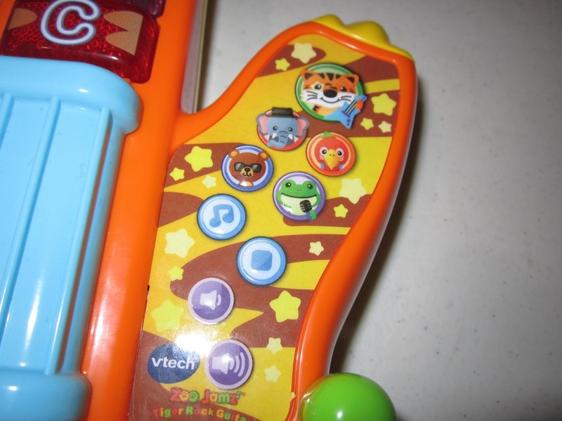 VTech Zoo Jamz Tiger Rock Guitar Musical Instrument Lights Sounds Learning Toy gallery
