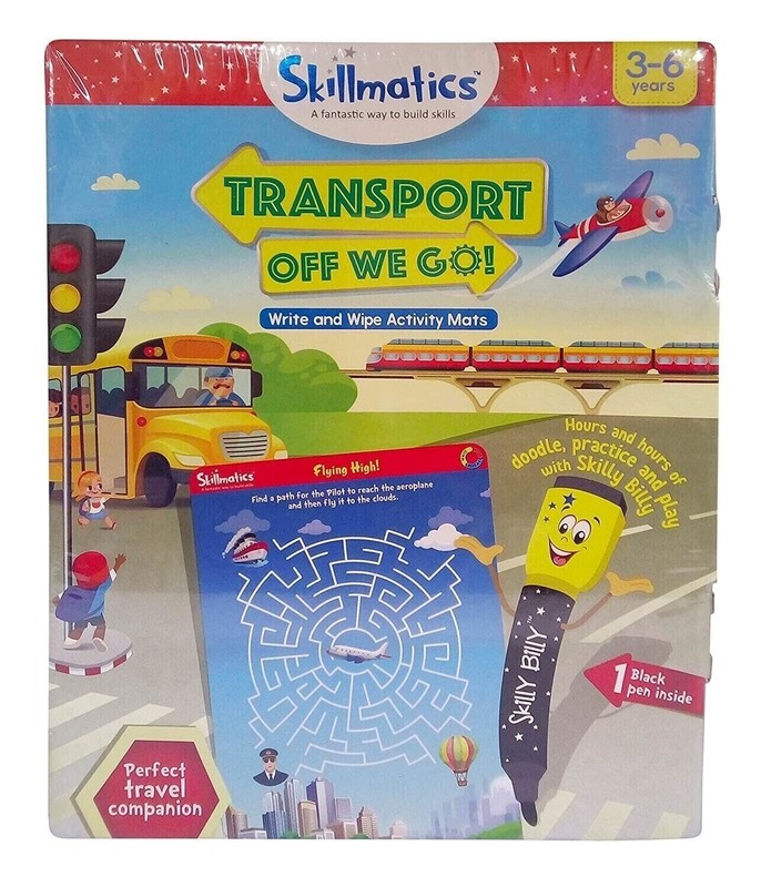 Skillmatics Educational Game - Transport Off We Go Carton