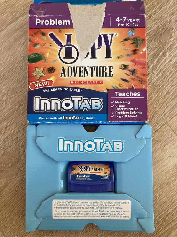 VTech InnoTab I Spy Adventure’ Problem Solving Ages 4-7 Years Pre-K – 1st Grade