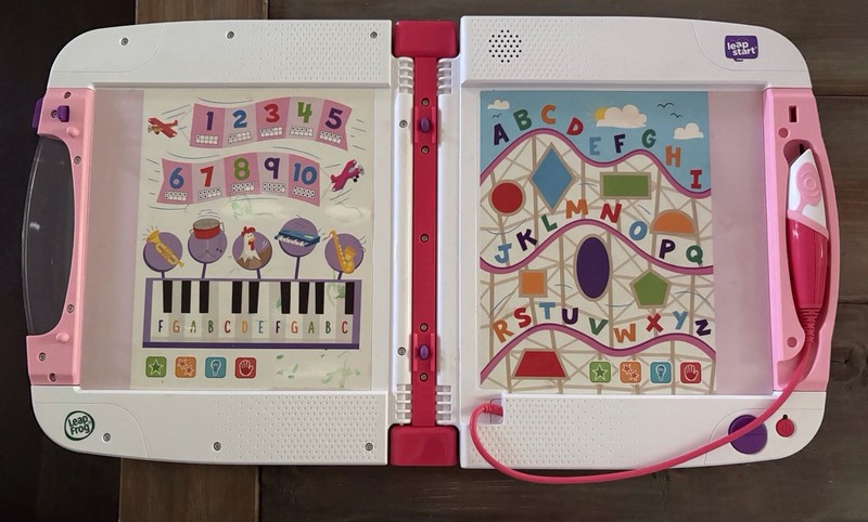LeapFrog LeapStart Learning System and Book PINK Reading Writing Preschool Pre-k gallery