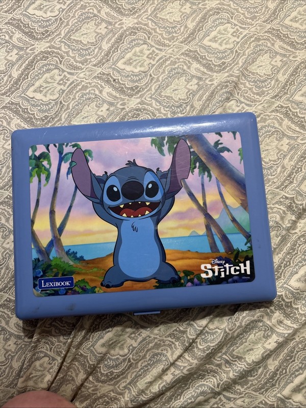 Lexibook Disney Stitch Bilingual Educational Laptop PARTS ONLY. no mouse