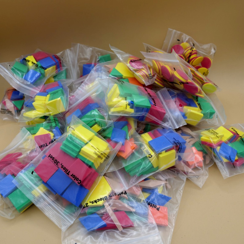 HUGE LOT ETA CUISENAIRE HAND 2 MIND MANIPULATIVE LEARNING RESOURCES COLOR TILES