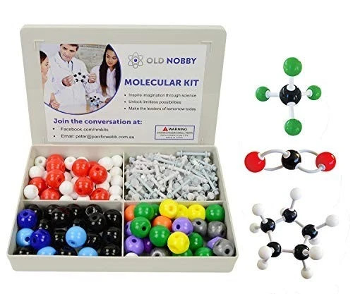 Old Nobby Organic Molecular Kit Chemistry Molecular Model – 239 Pieces