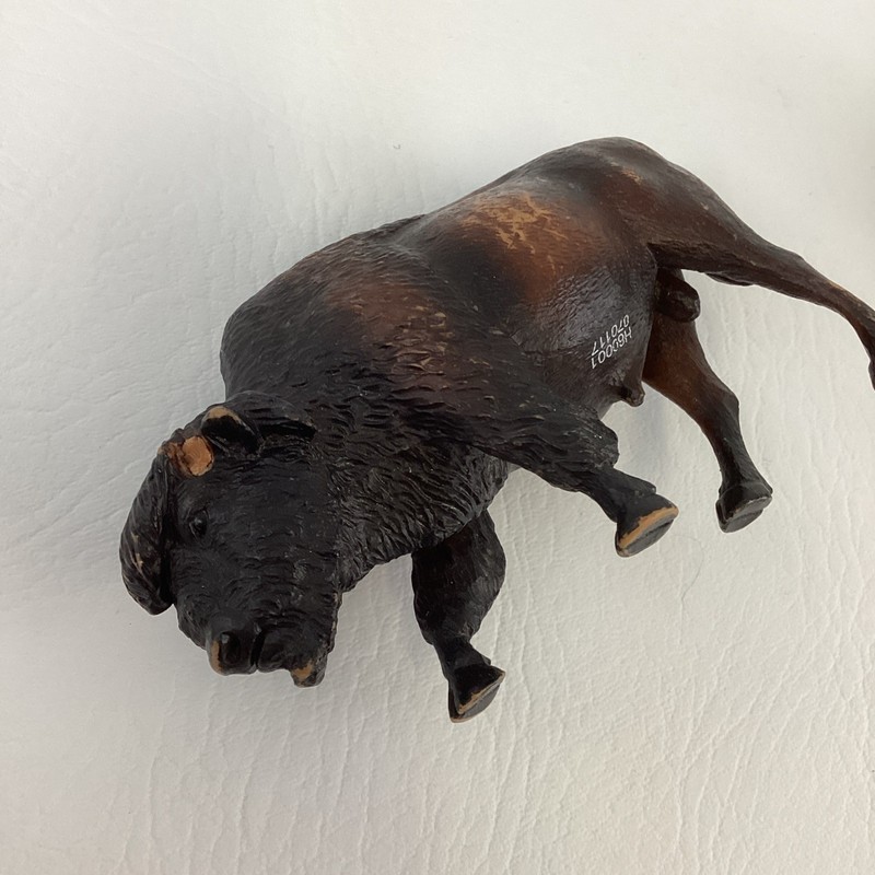 Terra By Battat American Bison Realistic Wild Animal Replica 5" Long Figures gallery