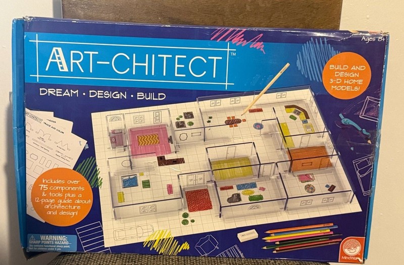 MindWare Art-Chitect 3D Home Model Building Set