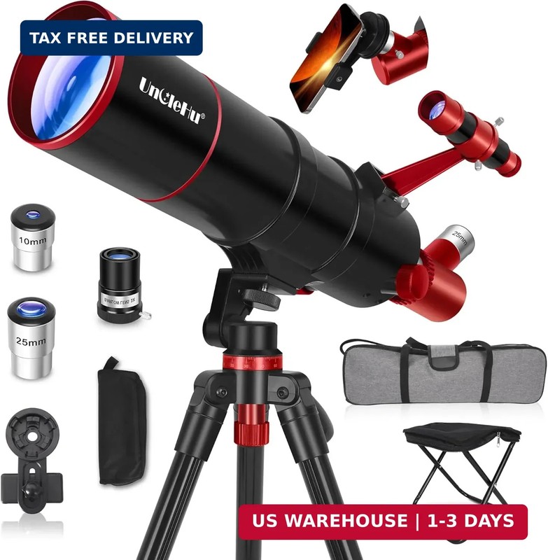 Telescope for Adults High Powered, 90Mm Aperture 550Mm Professional Telescope fo