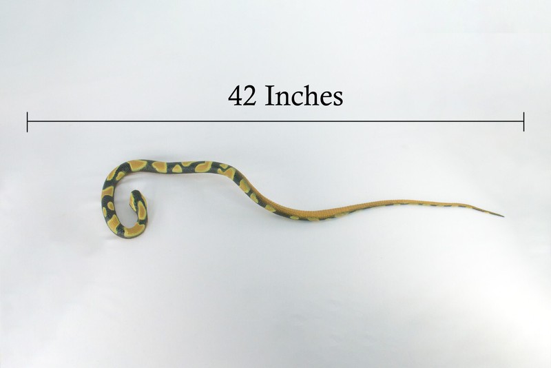 Ball Python Snake, Rubber Snake Toy, Realistic, Replica, Gift, 42" WR23 BB316 gallery