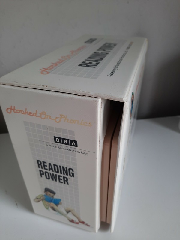 Vintage 1992 SRA Hooked On Phonics READING POWER Cassette Tapes with Books gallery