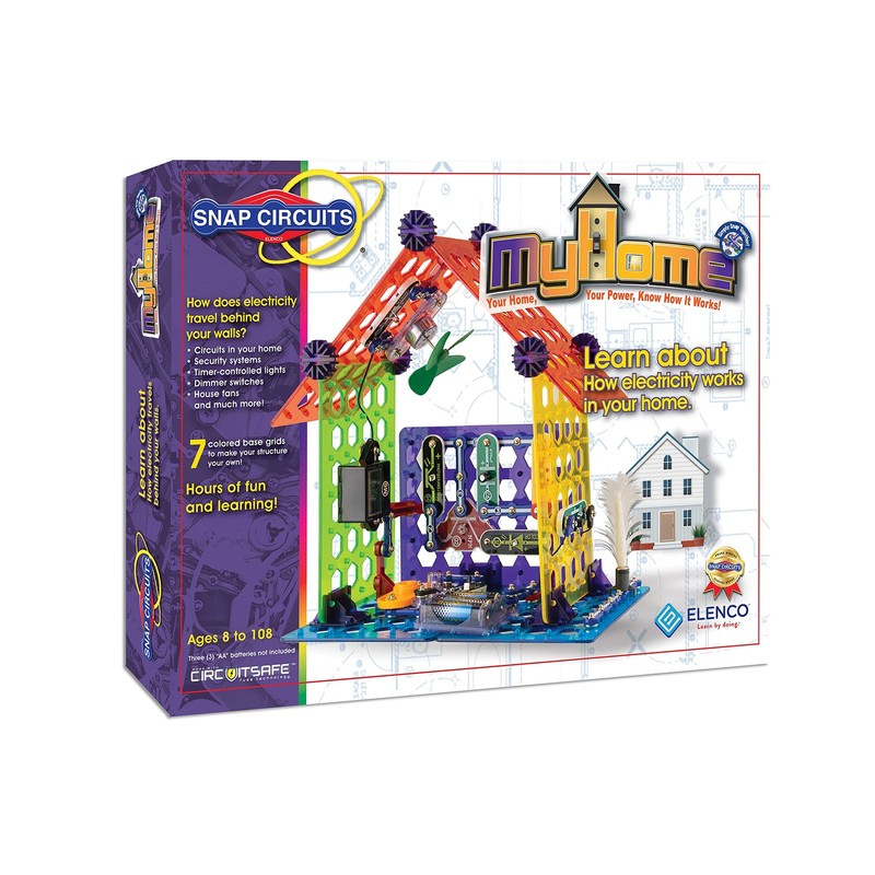 Snap Circuits Elenco My Home Electronics 12 inches x 12 inches,