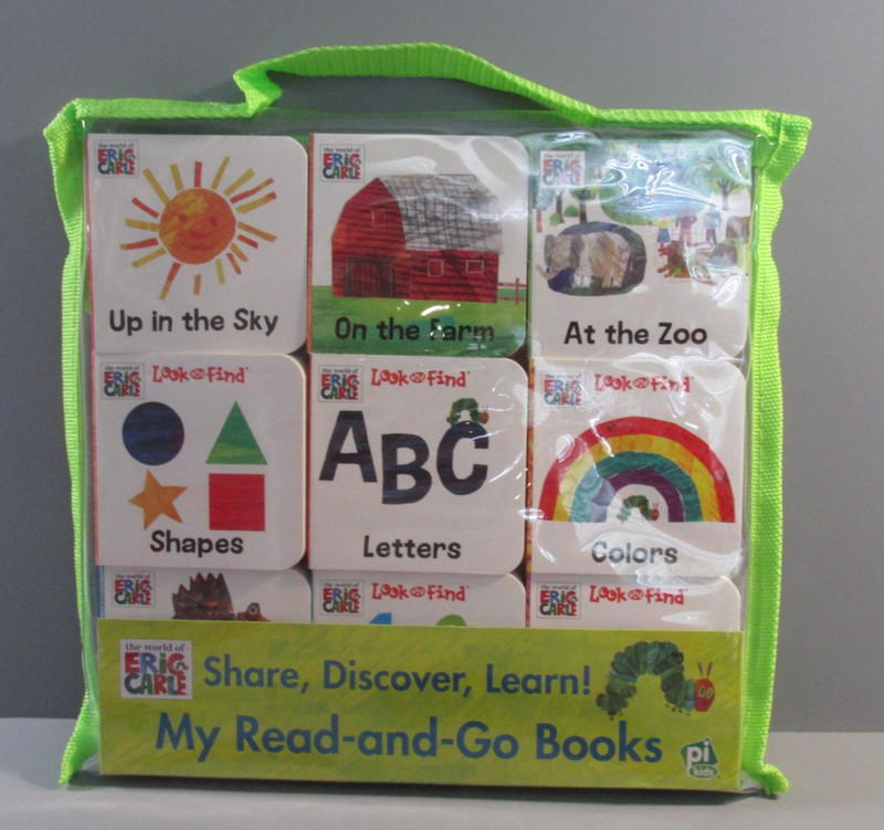 9 Piece PI Kids “Eric Carle” My Read-and-Go Study Board Books
