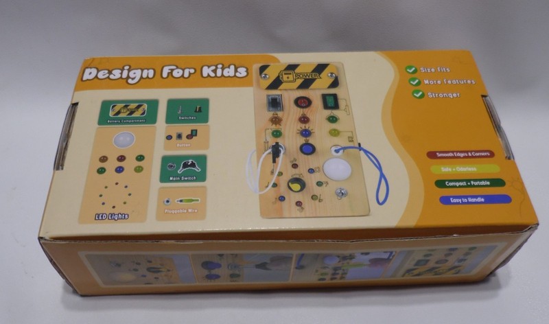 Montessori Toddler Busy Board: Play and Learn Designed for 7” x 4” Tested Works gallery