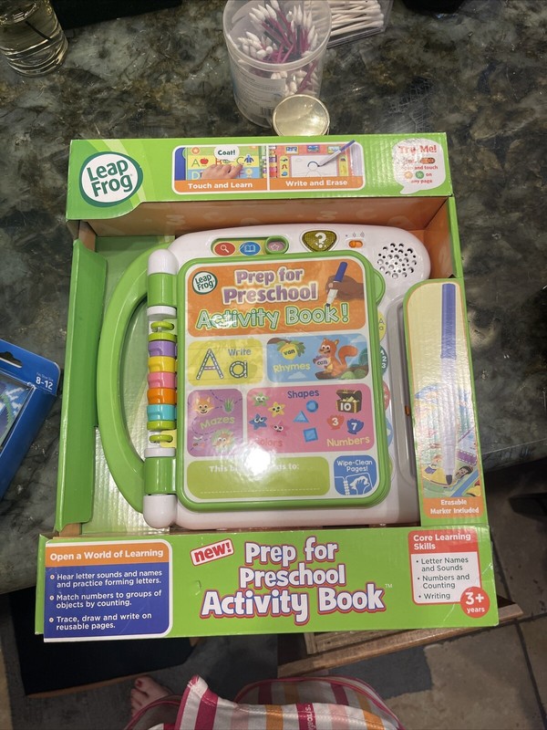 LeapFrog Prep for Preschool Activity Book with Reusable Pages