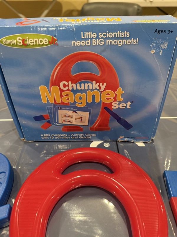 Simply Science Jr Chunky Magnet Set of 6 In Package For Age 3+