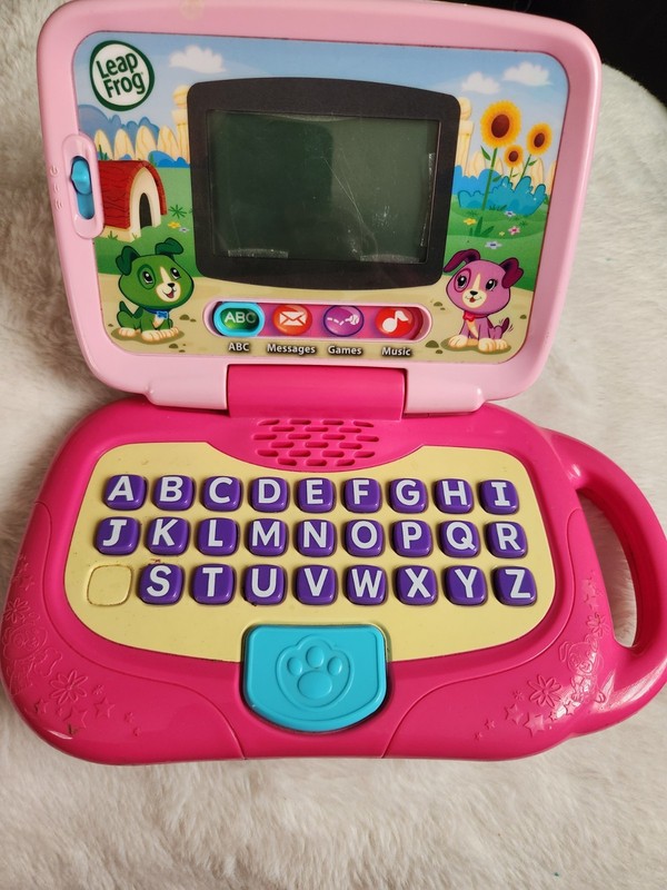 LeapFrog 2 In 1 My Own Leaptop Touch Laptop Tablet Computer For Kids Pink Tested