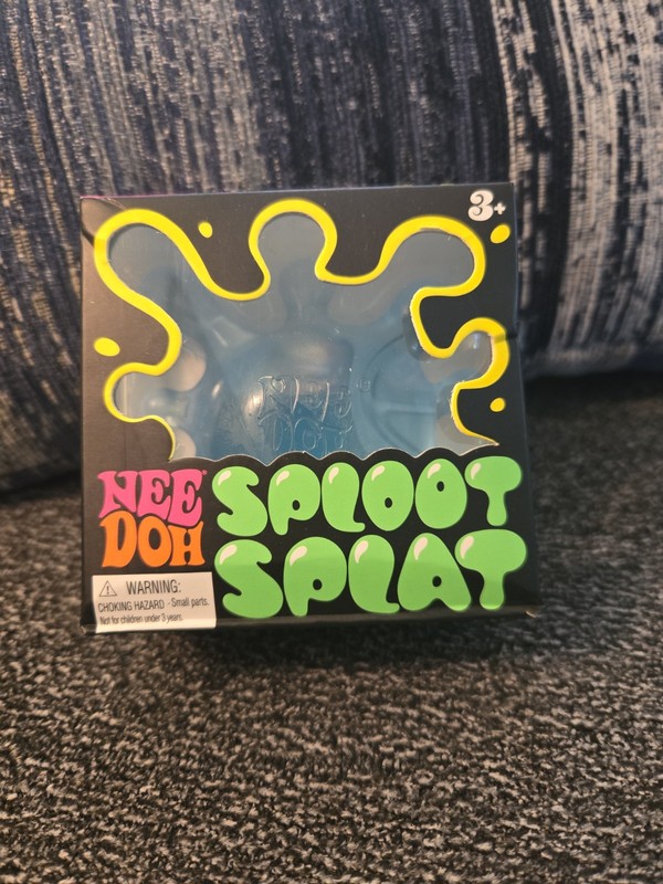 Schylling NeeDoh SPLOOT SPLAT Nee Doh SplootSplat Squishy Blue Factory Sealed