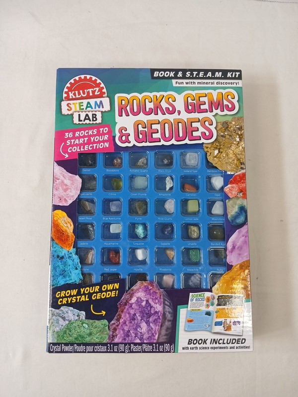 STEM Geode Kit for Kids Grow Crystals Explore Rock Collection Earth Science Toys