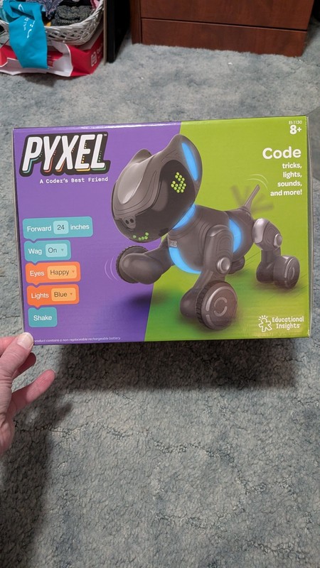 PYXEL Coding Robot Dog – STEM Toy for Kids 8+ | Blockly & Python | NEW