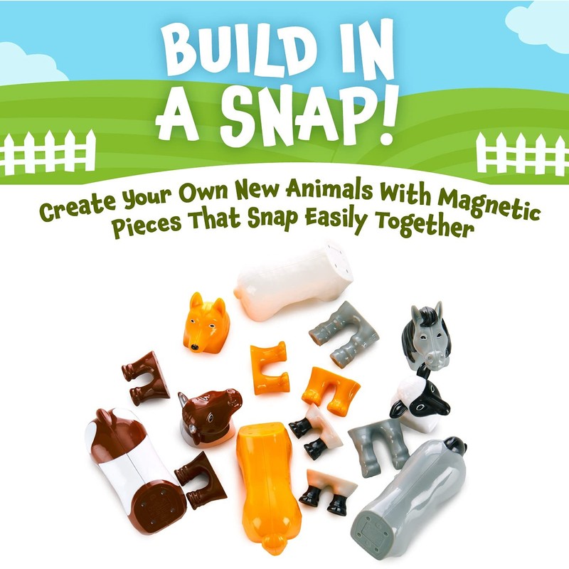 POPULAR PLAYTHINGS Magnetic Animals for Toddlers 1-3, Mix or Match Animal Toy... gallery