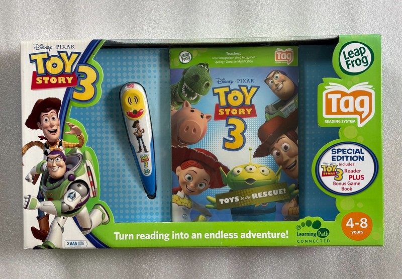 New Leapfrog Tag Reading System Special Edition Toy Story 3 Includes Game Book