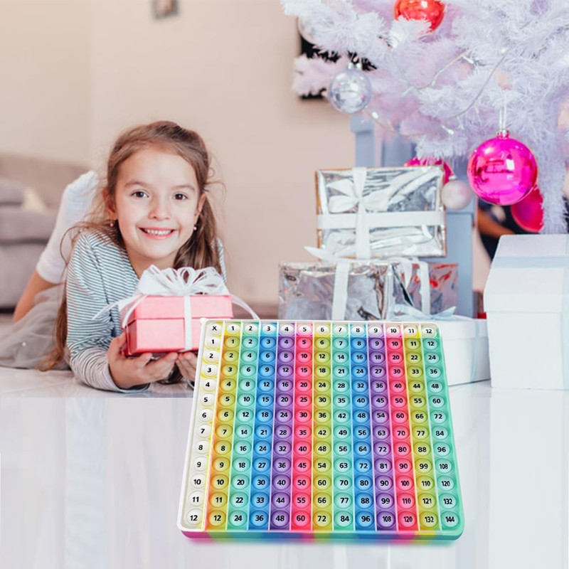 12X12 Multiplication Game Table Kids Math Learning Posters, Fidget Popper Educat gallery
