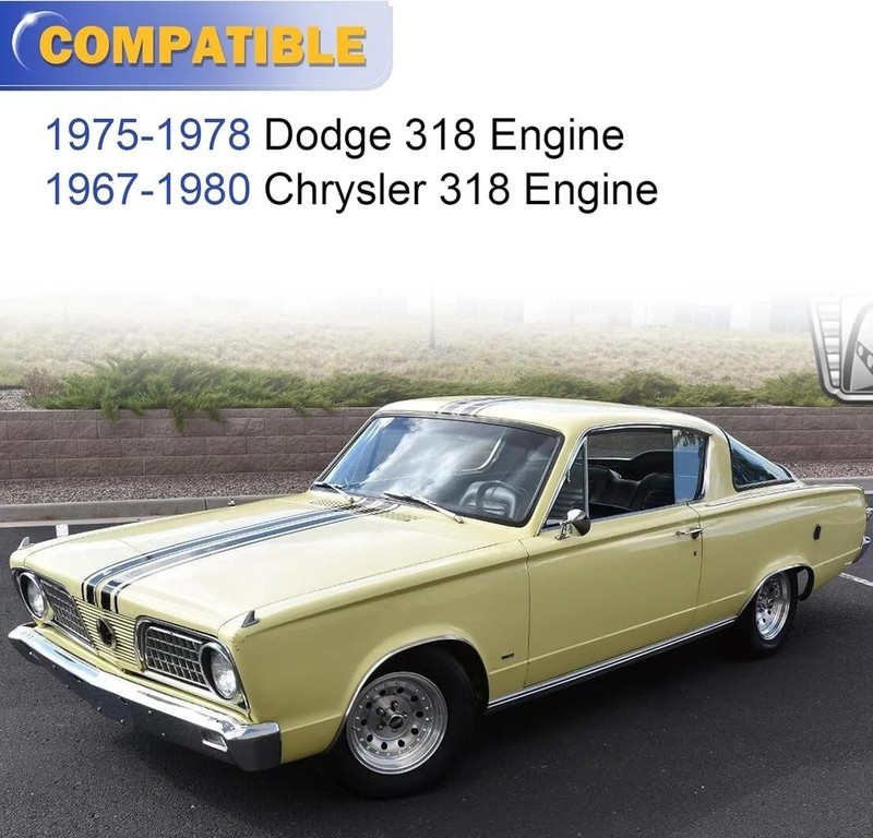 2 Barrel Carburetor with Gaskets for Plymouth models & 1966-1973 Dodge Chrysl... gallery
