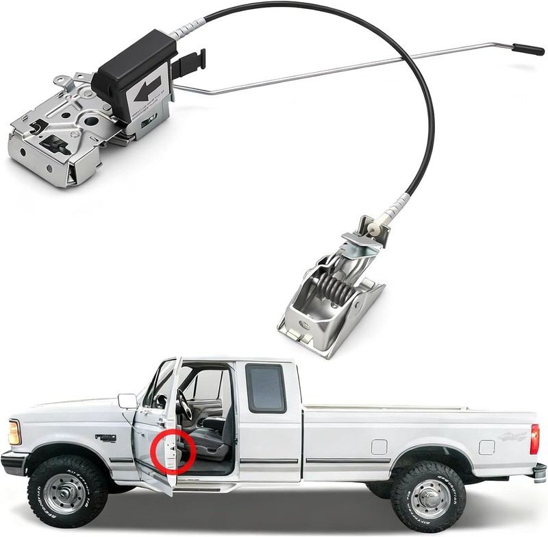 Front Left Driver Side Door Latch Lock Assembly – F4TZ-15219A65-A Replacement fo